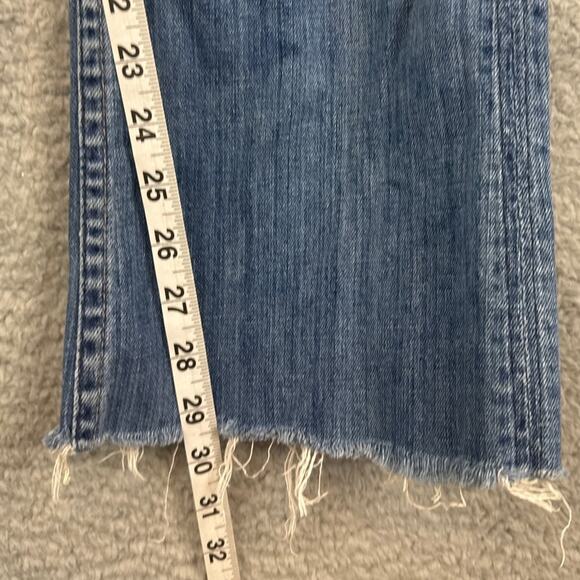 Hudson Women’s Signature Boot Cut Jeans Low Rise  Raw Hem Size 29 - Picture 5 of 11